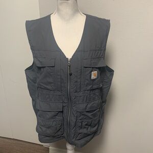 Carhartt Gray Utility Vest